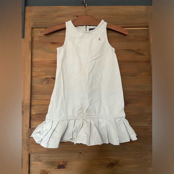 Ralph Lauren beige Girls Dress - Picture 1 of 10